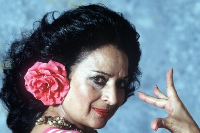 Retrato de Lola Flores, en 1994.