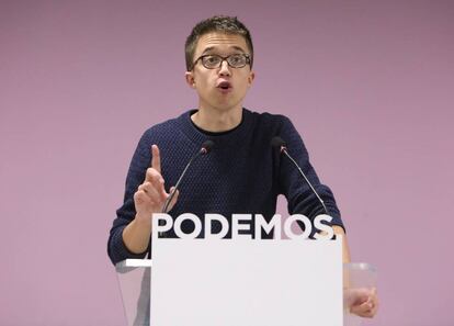 Íñigo Errejón, secretario político de Podemos.