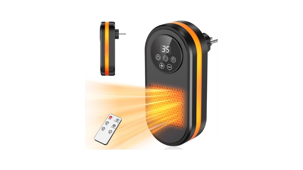 Calefactor innovador de bajo consumo.