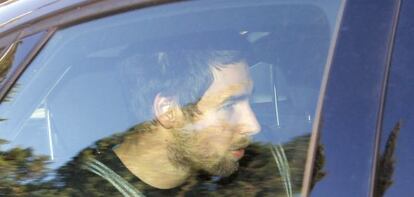 Luka Karabatic, en un coche policial