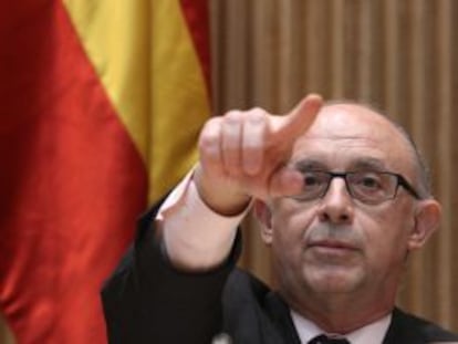 El ministro de Hacienda Cristóbal Montoro