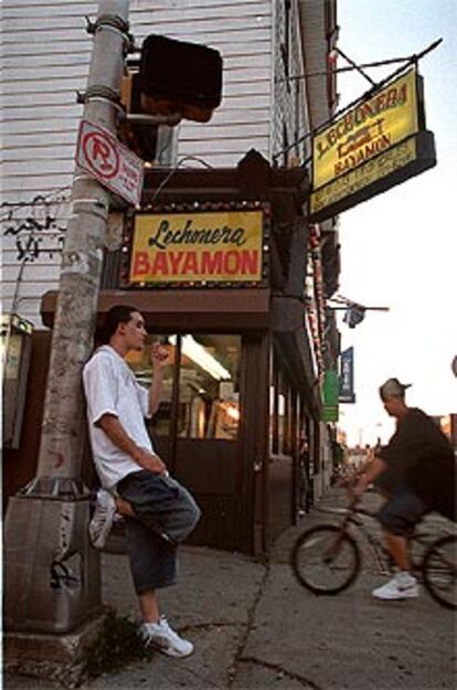 Una esquina de la localidad de Paterson (Nueva Jersey).