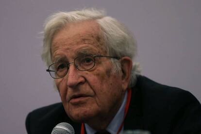 El lingüista i politòleg nord-americà Noam Chomsky, el 2018.