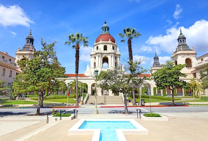 El Ayuntamiento de Pasadena (California), escenario de la película 'El gran dictador'.