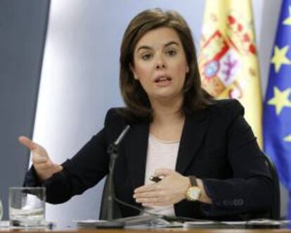 La vicepresidenta del Gobierno, Soraya Sáenz de Santamaría. EFE/Archivo