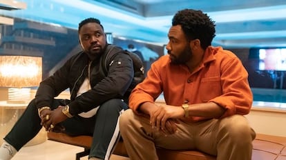 Brian Tyree Henry y Donald Glover, en la tercera temporada de 'Atlanta'.