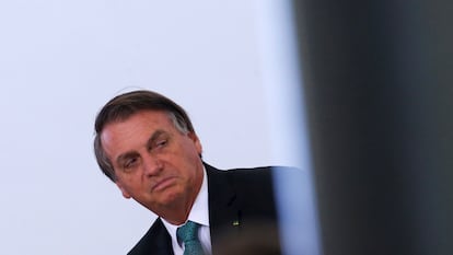 Jair Bolsonaro durante cerimônia do Dia Internacional de Luta Contra a Corrupção 2021, em Brasília, dia 9 de dezembro