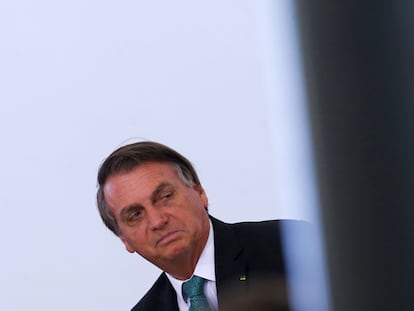 Jair Bolsonaro durante cerimônia do Dia Internacional de Luta Contra a Corrupção 2021, em Brasília, dia 9 de dezembro