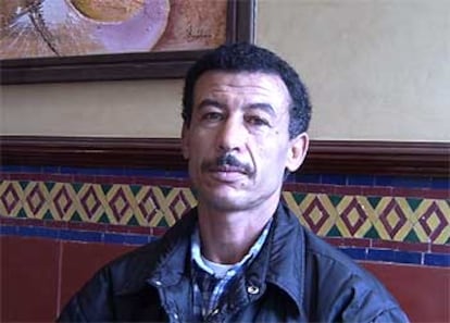 Abdellah Lamani, ex preso marroquí del Polisario, la semana pasada, en Casablanca.