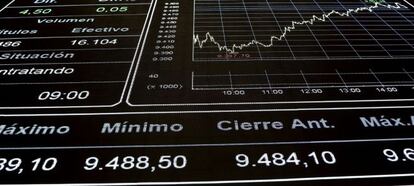 La Bolsa española y su principal indicador, el IBEX 35.