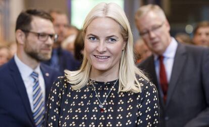 Mette-Marit de Noruega, en Alemania, el pasado mes de octubre.