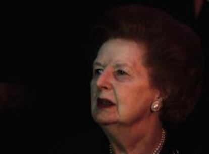 La exprimera ministra brit&aacute;nica Margaret Thatcher