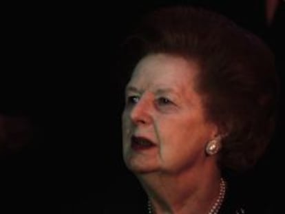 La exprimera ministra brit&aacute;nica Margaret Thatcher
