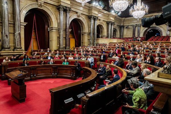 Un momento de la celebración del Pleno, este jueves.