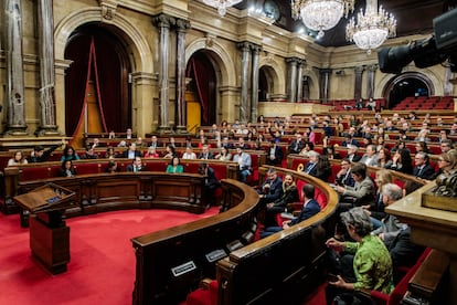 Un momento de la celebración del Pleno, este jueves.