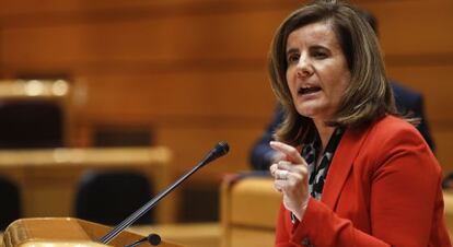 La ministra de Empleo y Seguridad Social, Fátima Bañez