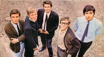 Los Bravos en una imagen de los años sesenta. Michael Volker, luego Mike Kennedy, es el segundo por la izquierda.