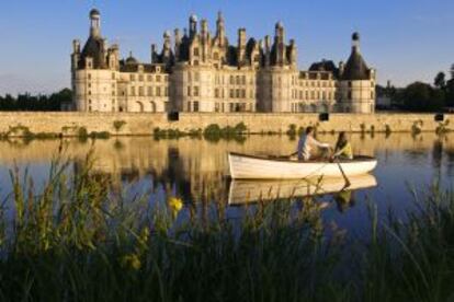 Vista del castillo de Chambord, en el valle del Loira, que tiene 440 habitaciones en su interior.