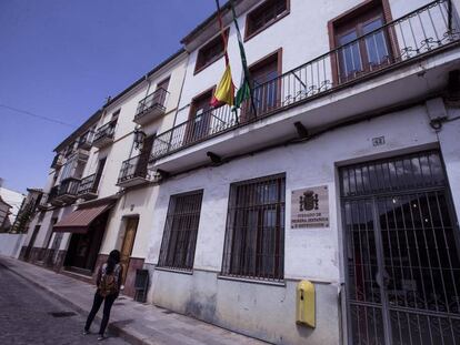 Vista de la fachada de los juzgados de Archidona (M&aacute;laga).