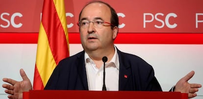 El lider del PSC, Miquel Iceta.