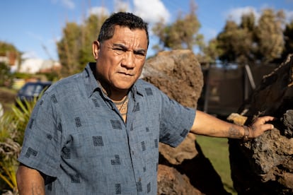 Julio Hotus, secretario general del Consejo de ancianos de la Isla de Pascua.