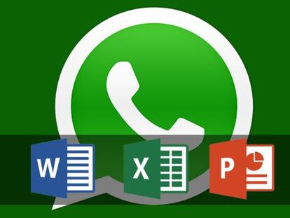 WhatsApp ya es compatible con documentos Word, Excel y PowerPoint