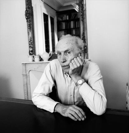 El director de cine Éric Rohmer.