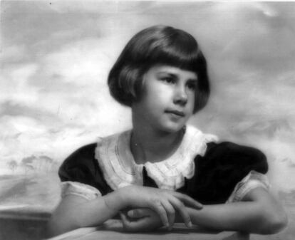 Fotografia de Cayetana d'Alba quan era petita.