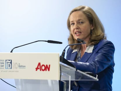 Nadia Calviño, ministra de Asuntos Económicos. 