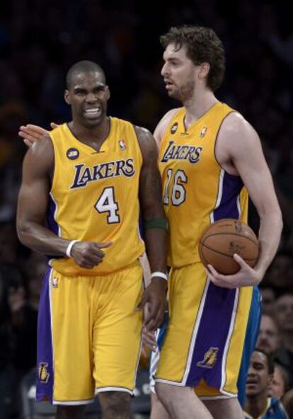 Pau Gasol, al final de un partido.