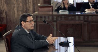 Pedro Ángel Hernández Mateo, diputado autonómico valenciano, en octubre durante su anterior juicio.