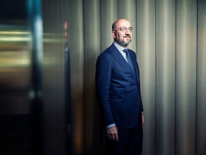 Charles Michel, presidente del Consejo Europeo, en Madrid.