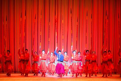 El Ballet Nacional de Ucrania Virsky, en una de sus actuaciones.