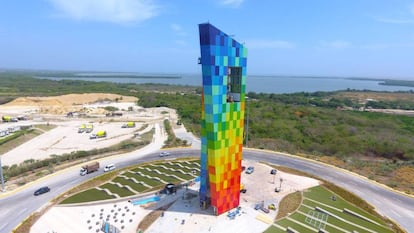 La Ventana al Mundo, el nuevo monumento de Barranquilla que busca convertirse en símbolo de la ciudad.