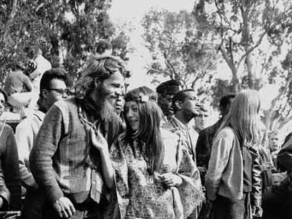 Asistentes a un concierto de jazz, el verano de 1967 en San Francisco.