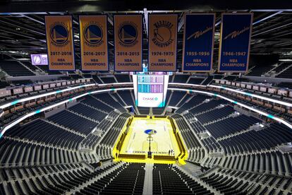 Vista general del Chase Center, pabellón de Golden State Warriors.