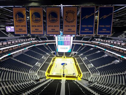 Vista general del Chase Center, pabellón de Golden State Warriors.