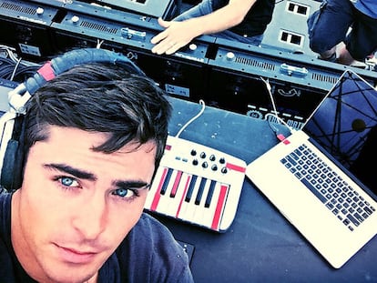 Por qué Zac Efron quiere ser David Guetta