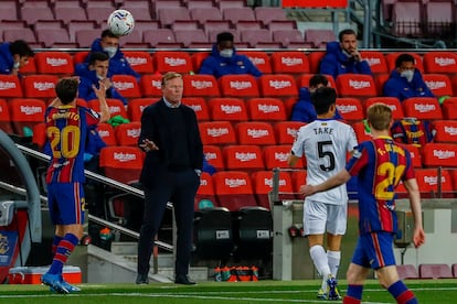 Ronald Koeman, en el duelo ante el Getafe