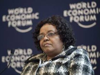 En la imagen, la ministra de Medio Ambiente de Sudáfrica, Edna Molewa. EFE/Archivo