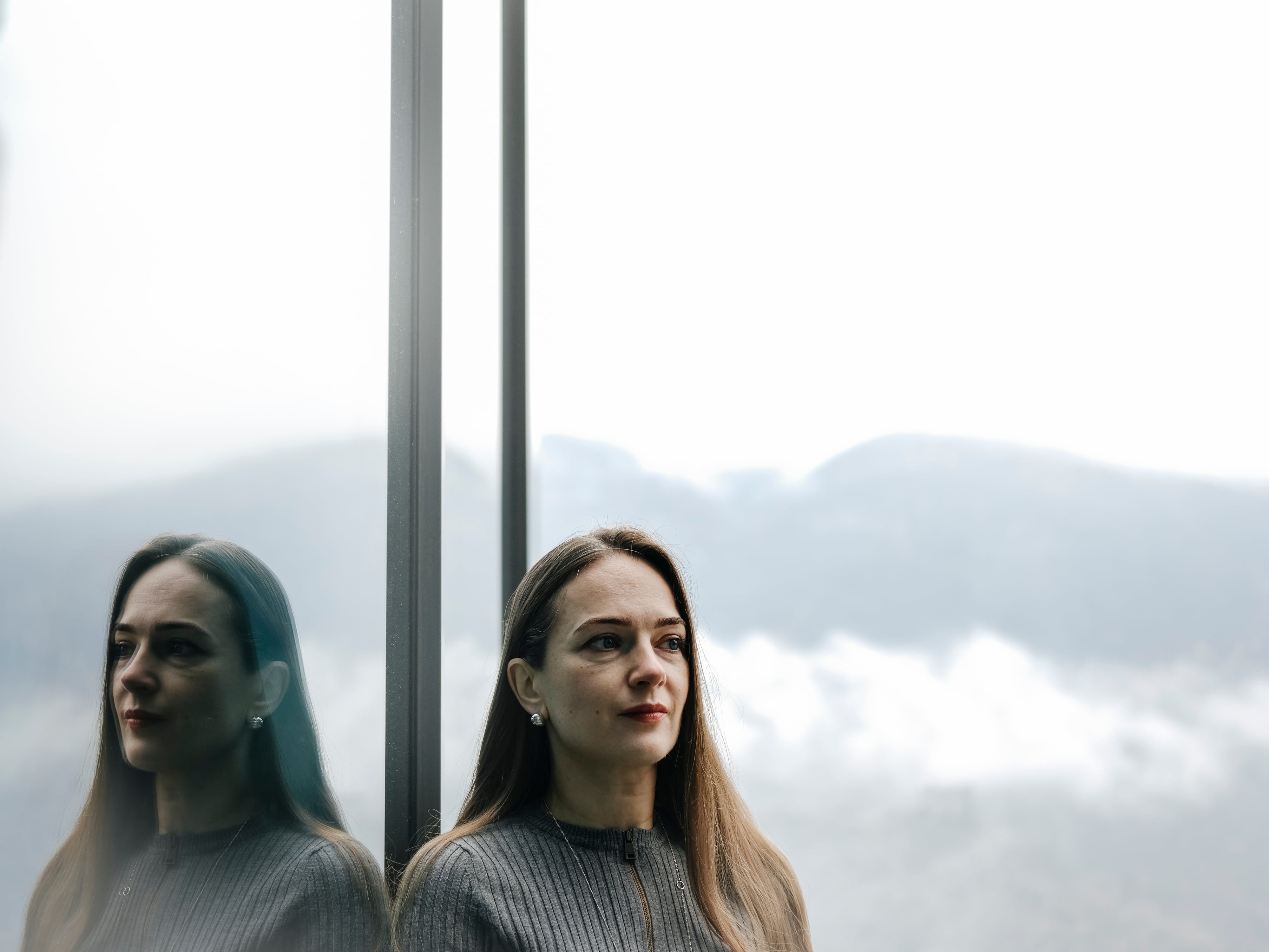 Oleksandra Matviichuk, en Saint-Vincent (Valle de Aosta, Italia), en el marco del Grand Continent Summit, el 4 de diciembre.