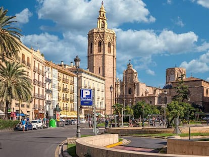 Plaza de la Reina, en Valencia.