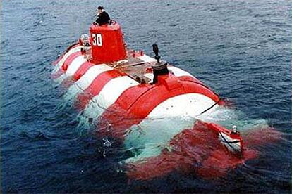 El minisubmarino <i>AS-28</i> fue diseñado para rescatar a las tripulaciones de los submarinos en caso de emergencia.