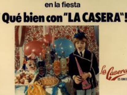 Imagen de una publicidad de La Casera