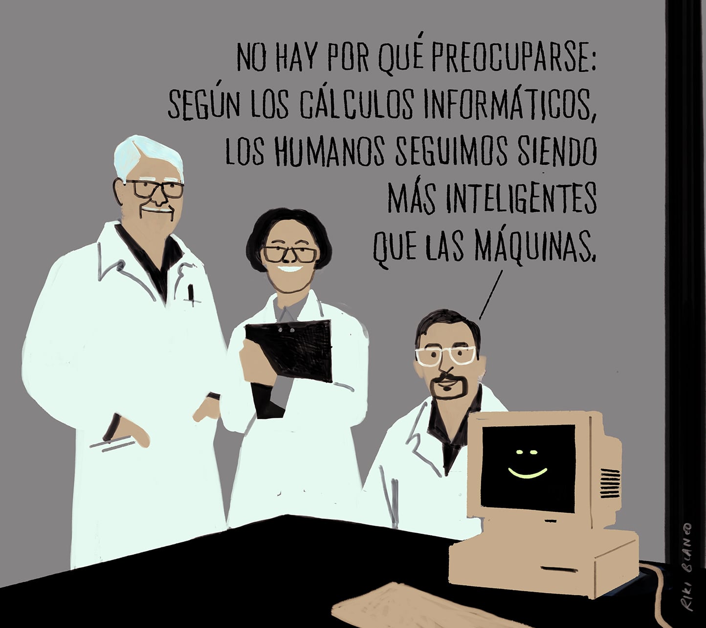 Riki Blanco: cálculos informáticos
