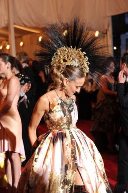 La actriz Sarah Jessica Parker en la Gala del MET.