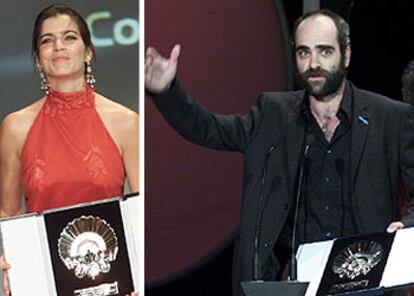 Laia Marull y Luis Tosar, Conchas de Plata a las mejores interpretaciones por la película <i>Te doy mis ojos.</i>