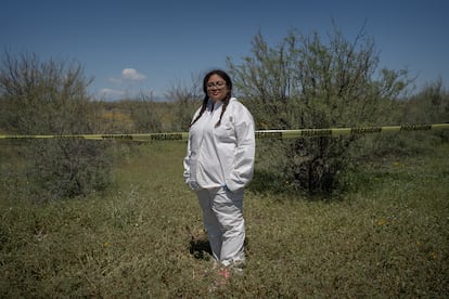 Dávalos Navarro, arqueóloga y coordinadora de ciencias forenses del Centro Regional de Identificación Humana.