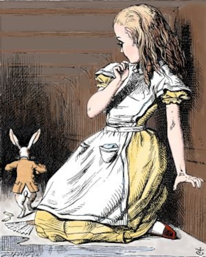 Ilustración de John Tenniel de la primera edición, de 1865.