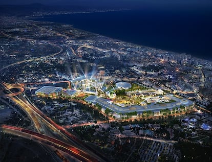 Recreación del proyecto del macrocentro comercial de Intu Costa del Sol en Torremolinos (Málaga).